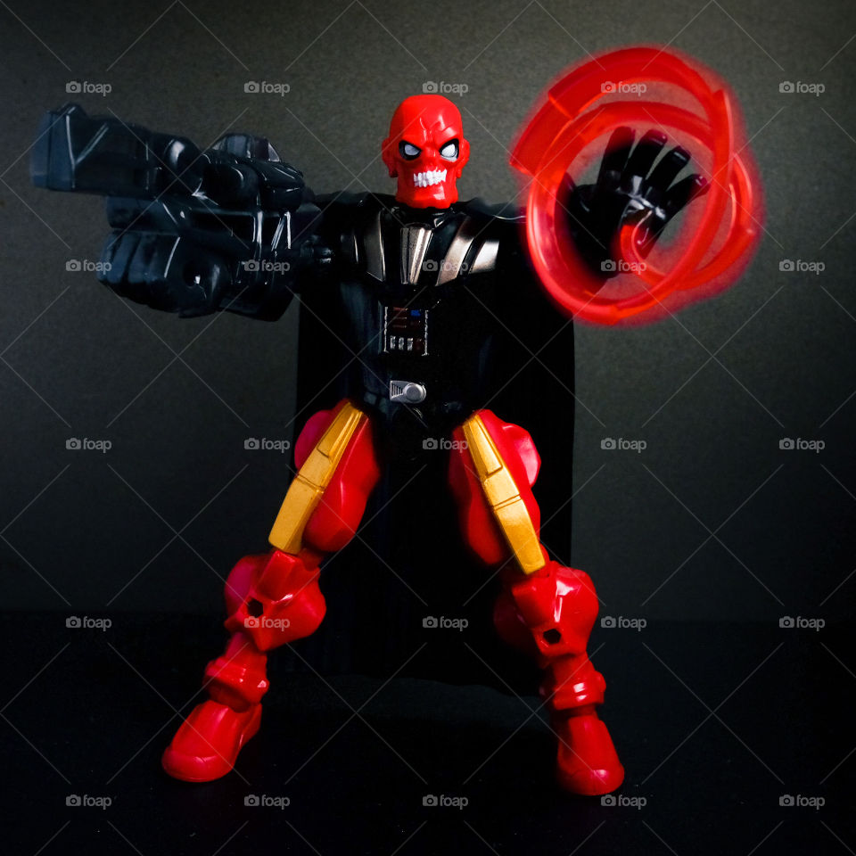 My son's creation.  Who is this comprised of?