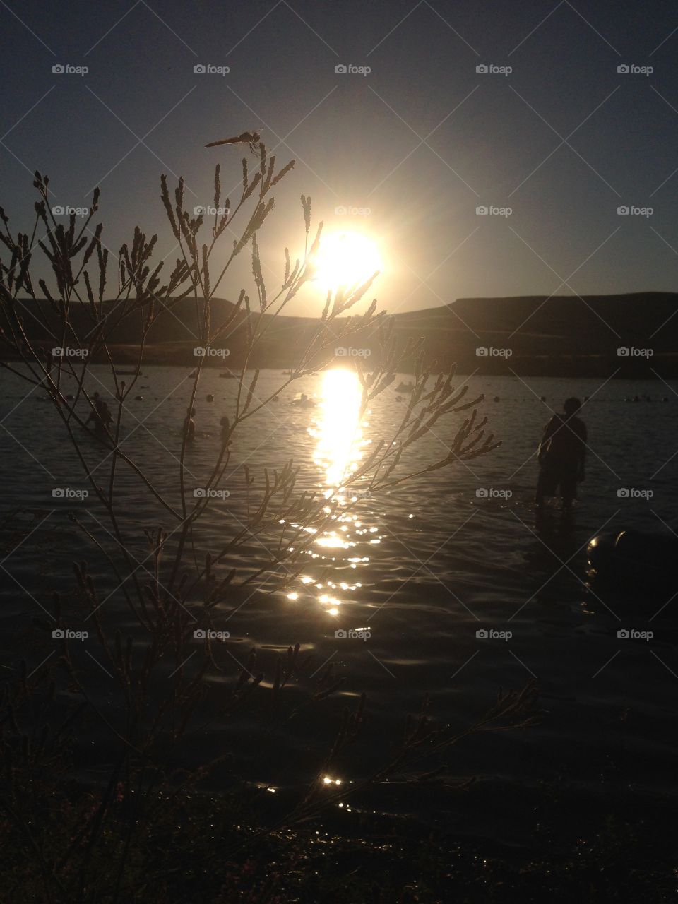 Sunset in California. 