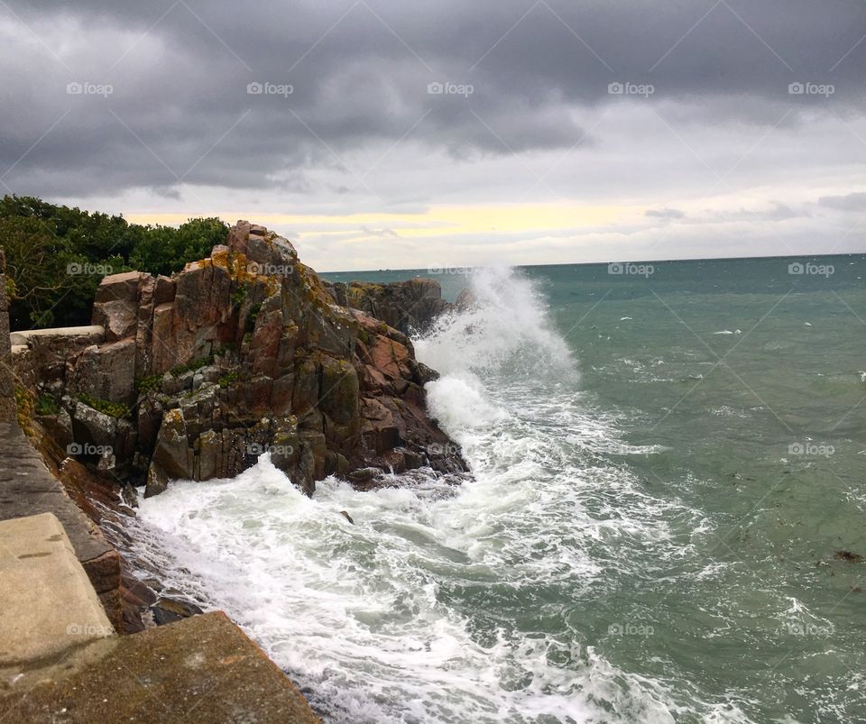 Stormy day in jersey 