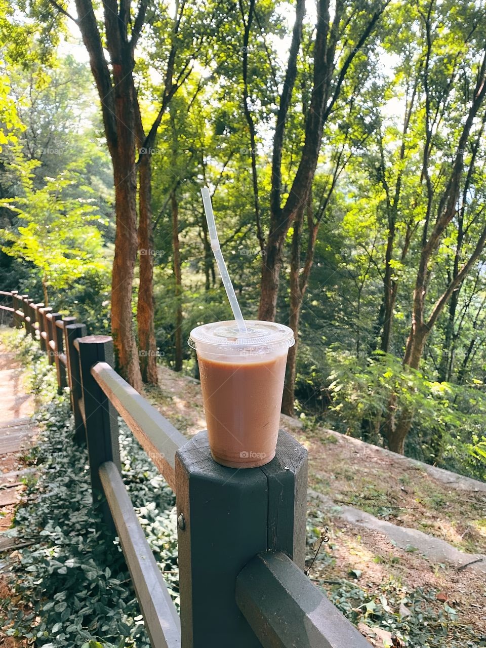 coffee in the garden