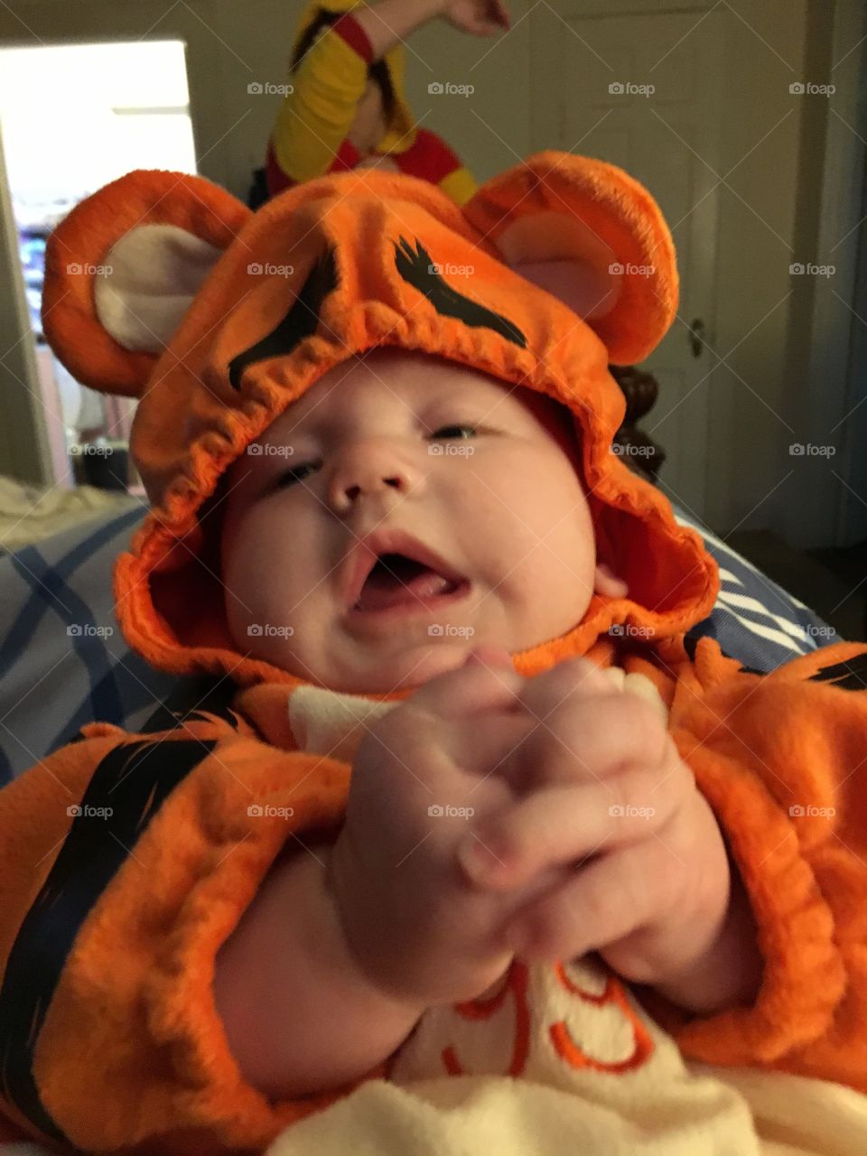 My grandsons first Halloween 