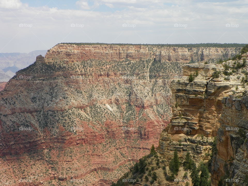 View of mountains in grand canyon