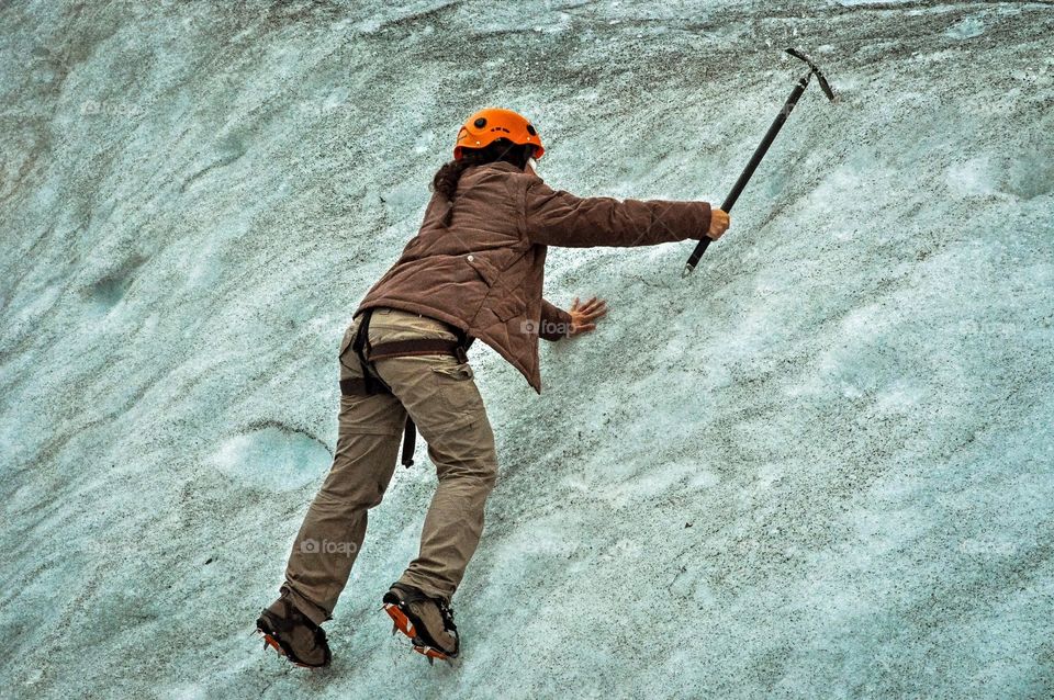 Ice climbing