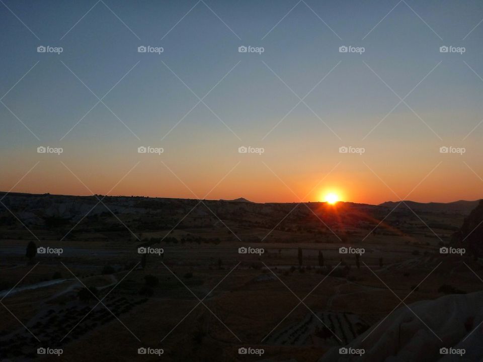 Cappadocia sunset