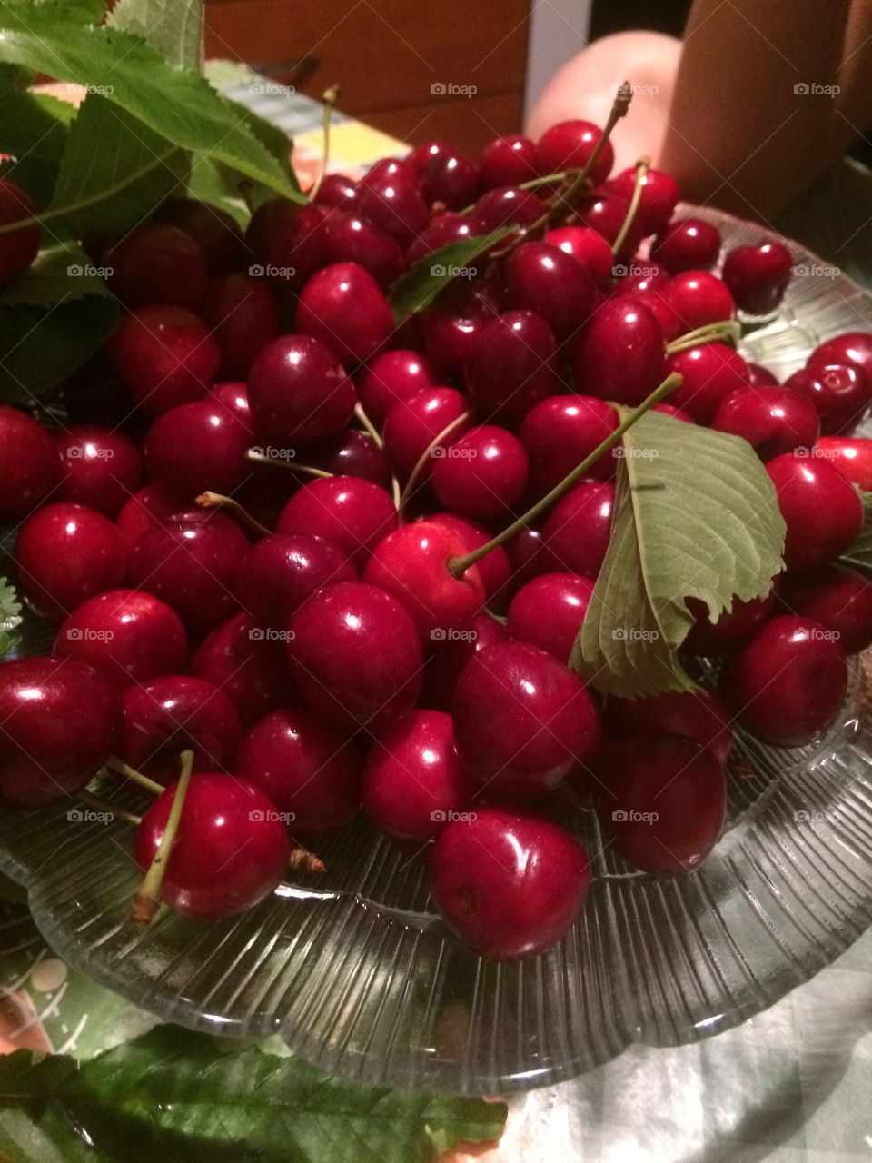 Delicious cherries. 