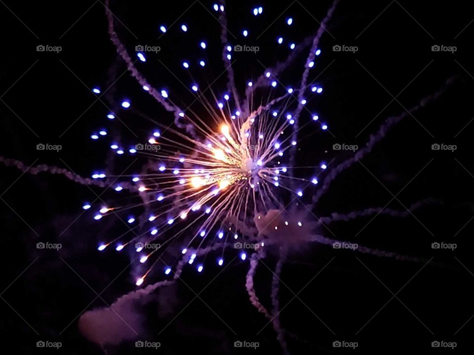 Amazing fireworks 4th of July