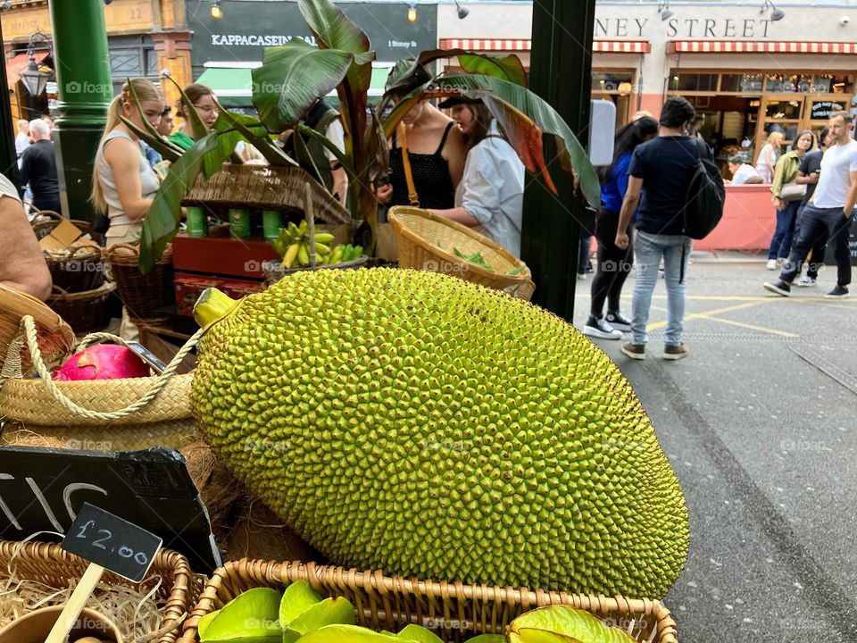 Exotic Fruit and Vege Market Stall … I have no idea what this is exactly but it looks amazing …. Possibly the Fruit Category ?!?! Google result … Jack Fruit ?!?! Any Foaper out there who knows what this is feel free to let me know … thank you ☺️