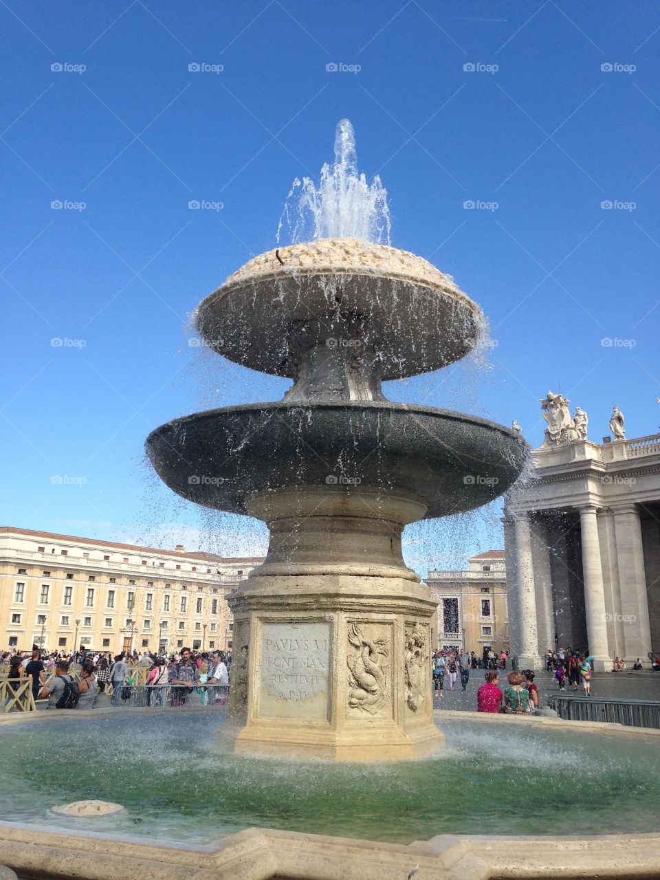 Fountain . Vatican City 
