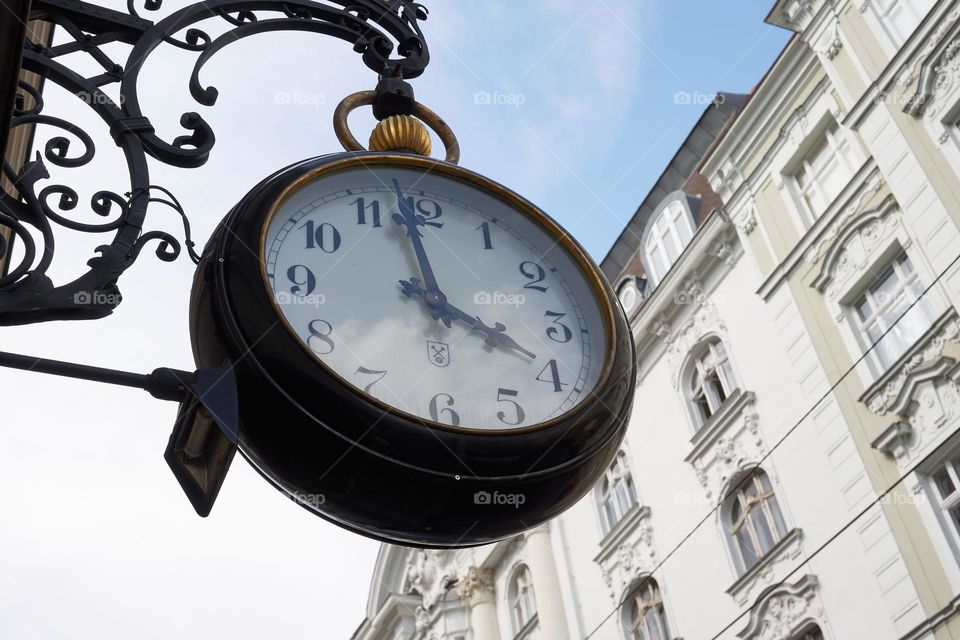 Vintage street clock