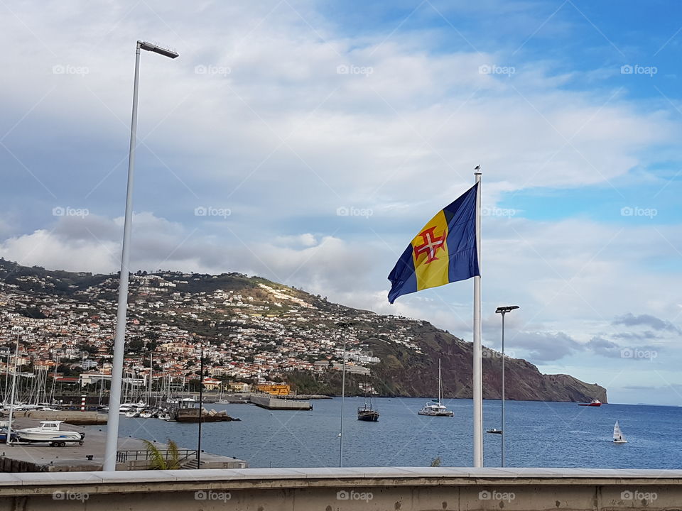 Funchal, Madeira Island, Flag