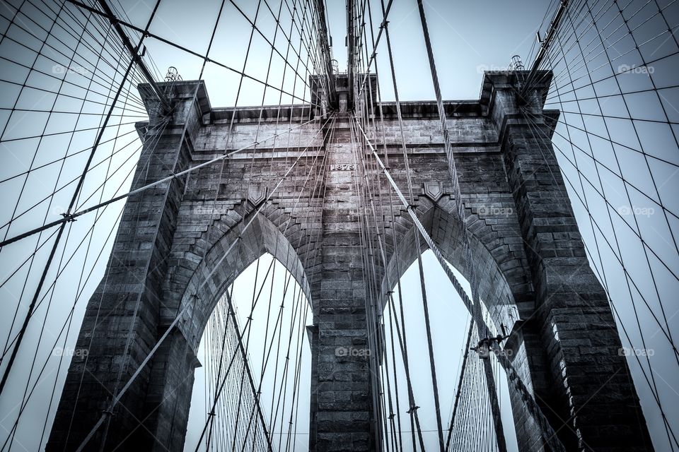 New York City Brooklyn bridge 