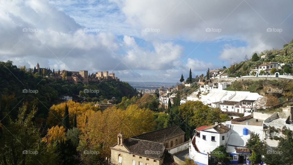 Granada, España; vista desde el Albaicín