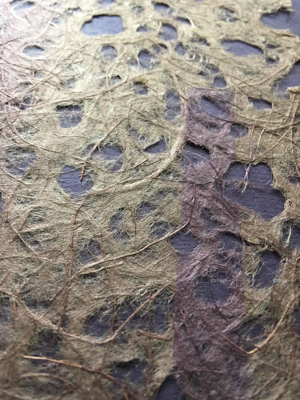 Textured handmade paper