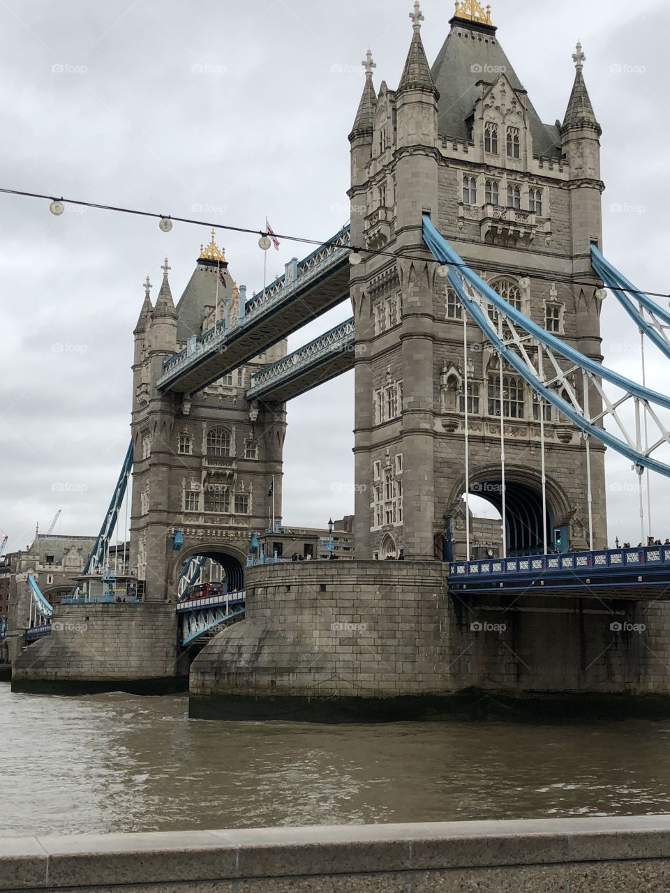 Tower Bridge, not to be confused with it’s beautiful nearby cousin London Bridge standing in all its majestic glory on the historic Thames river.