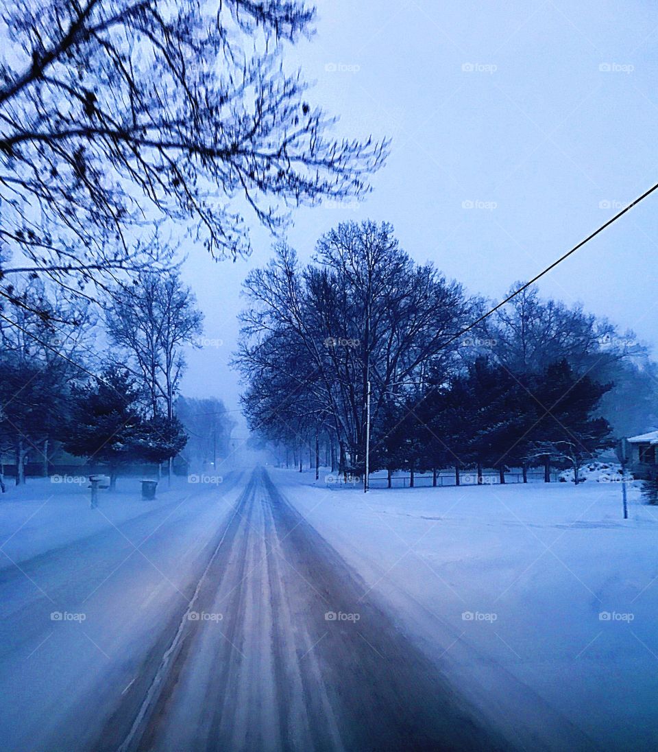 Winter driving 