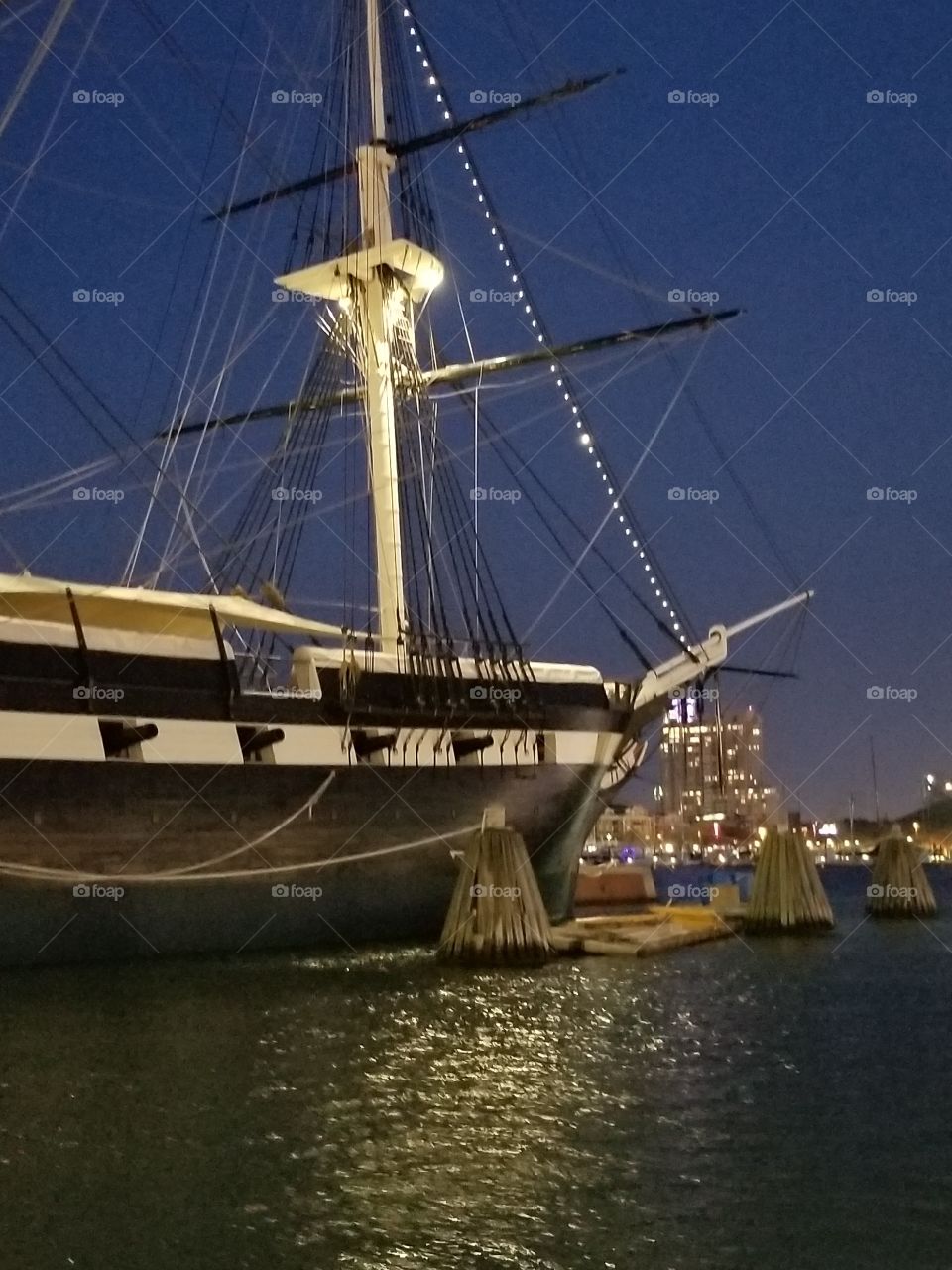 Inner harbor, Baltimore- Constellation