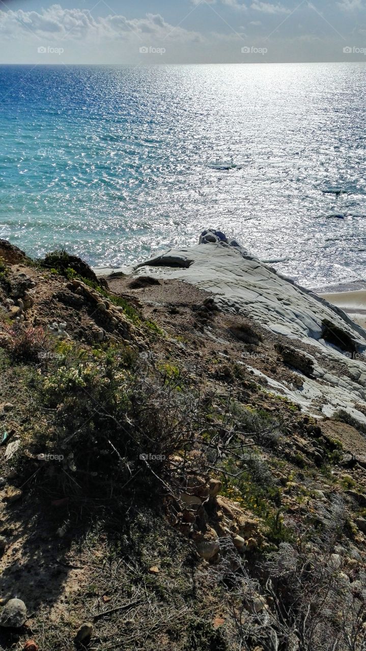 scogliera di Capo Bianco