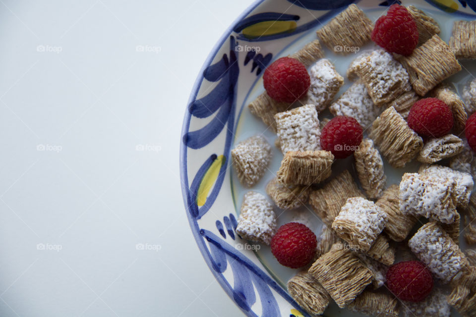 Cereal and fruit