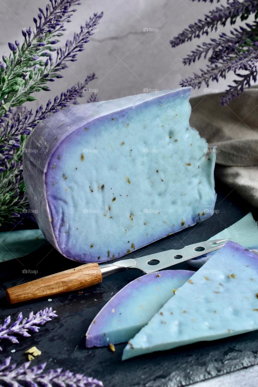 Lavender cheese 