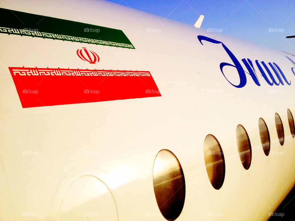 airplane airlines iran by santiagovf