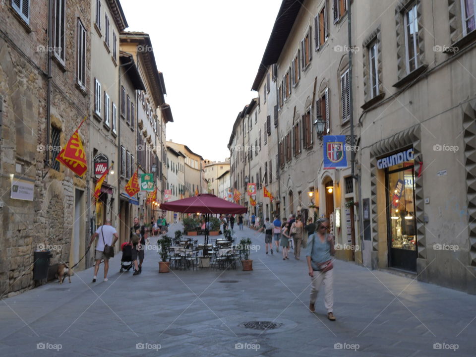 old street tuscany