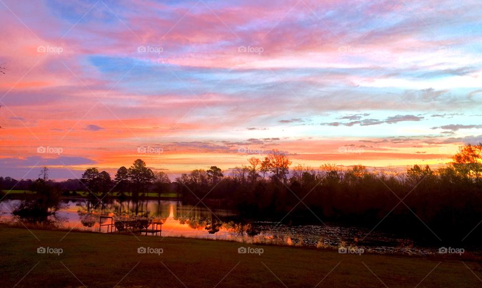 Colorful sunrise