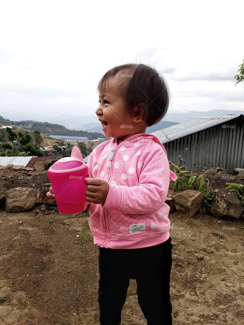 Even during this hard times kids have a special way to  bring joy and happiness in our lives. A random shot taken at home backyard.