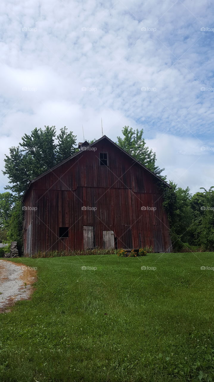 old Red barn