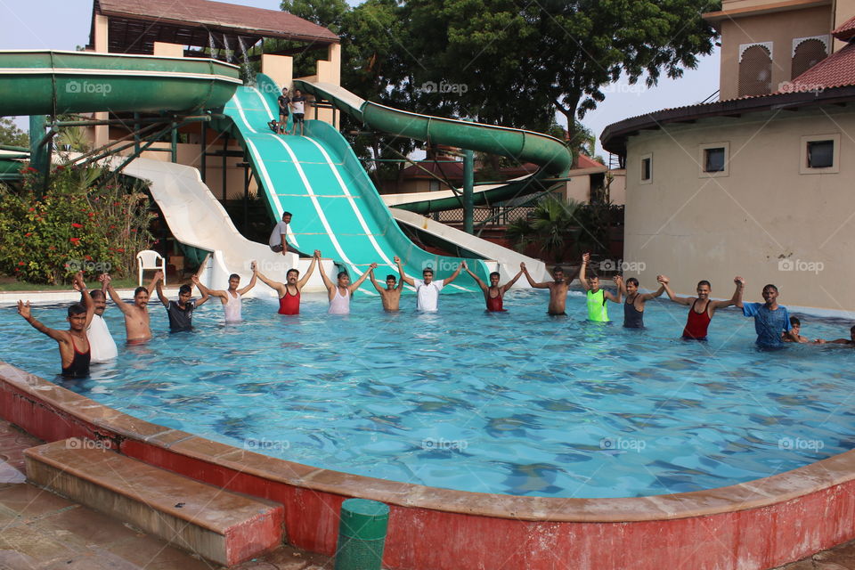 Summer Memories Enjoy in water park with My friend