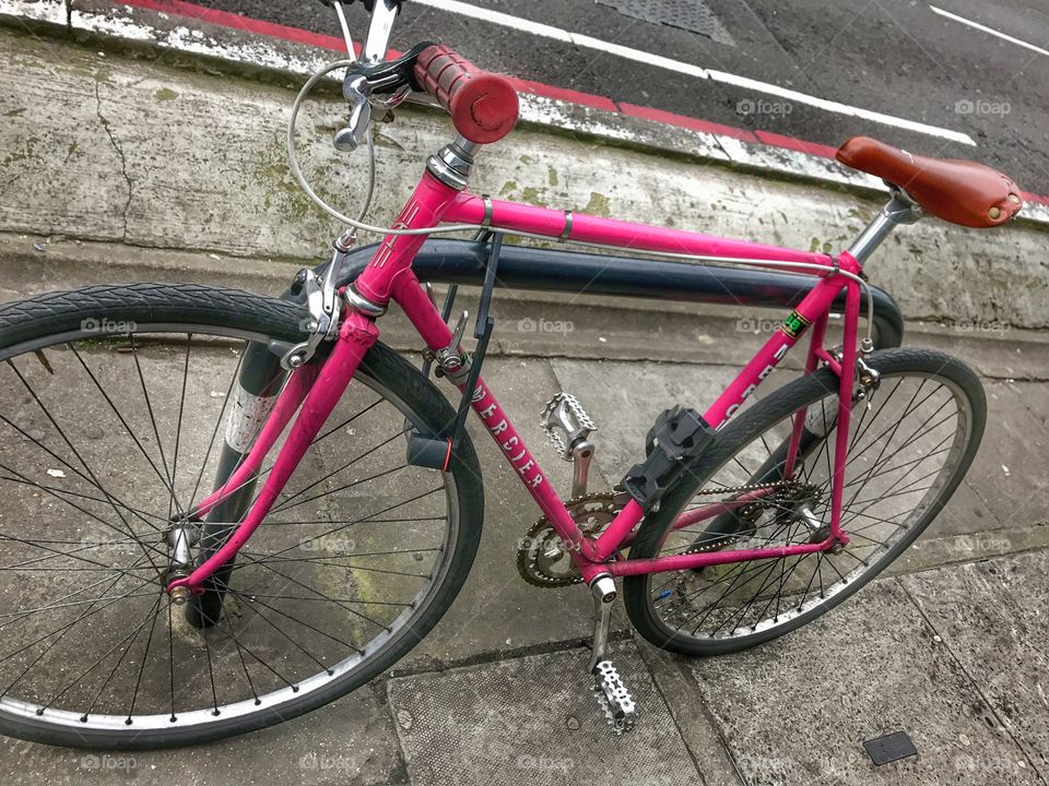 Pink bike