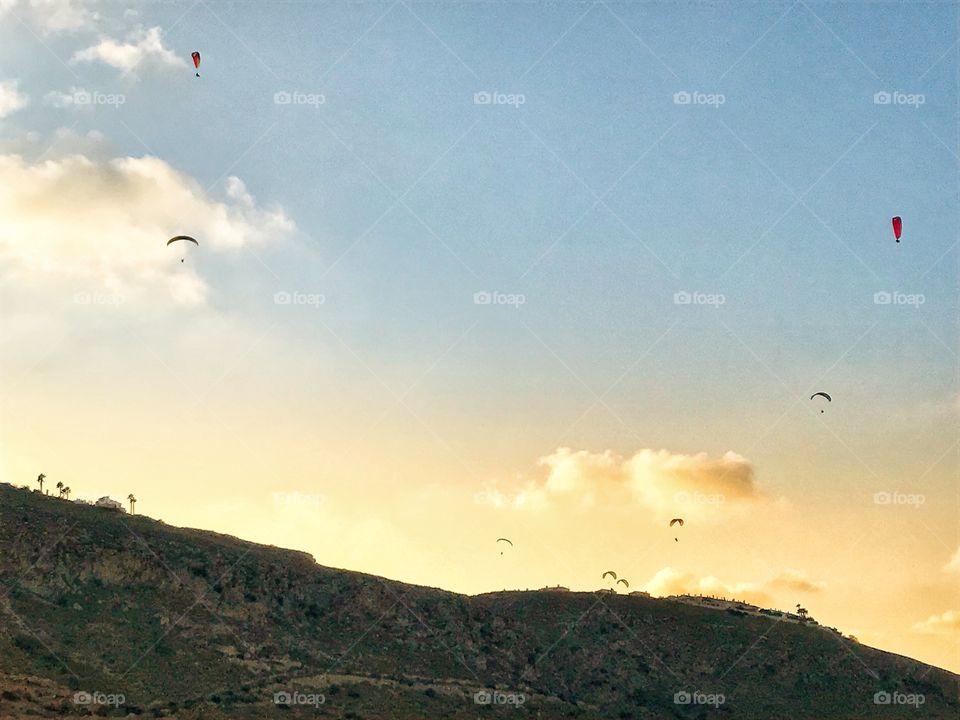 Paragliding in Santa pola 