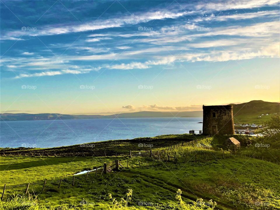 Uig Tower, aka Captain Fraser’s Folly on Isle of Skye.