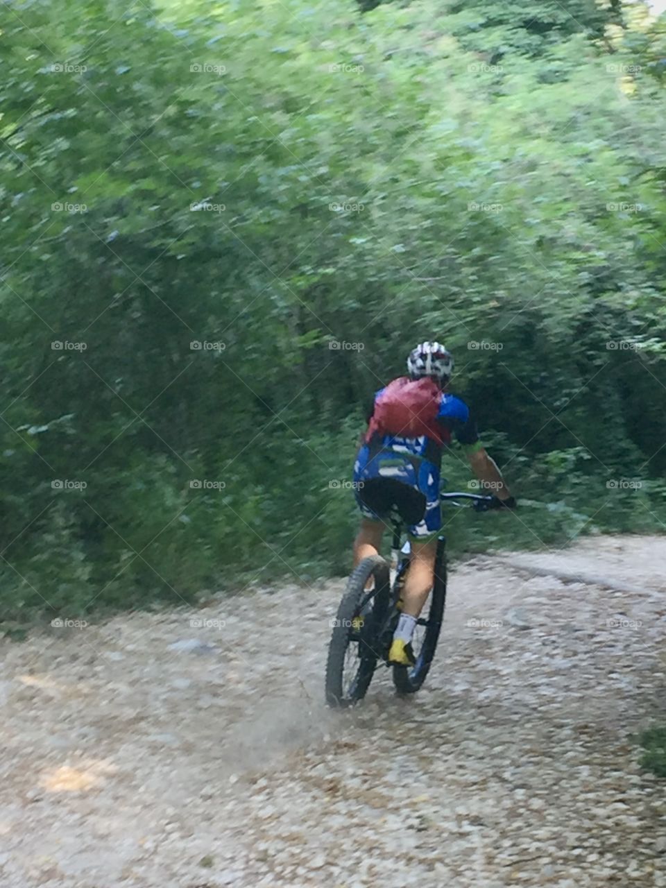 Biking the local trails in the Colli Euganei, Italia