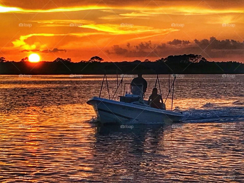 Sunset at Ponce Inlet