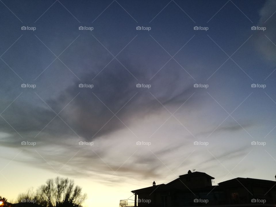 A touch of grey in the sky