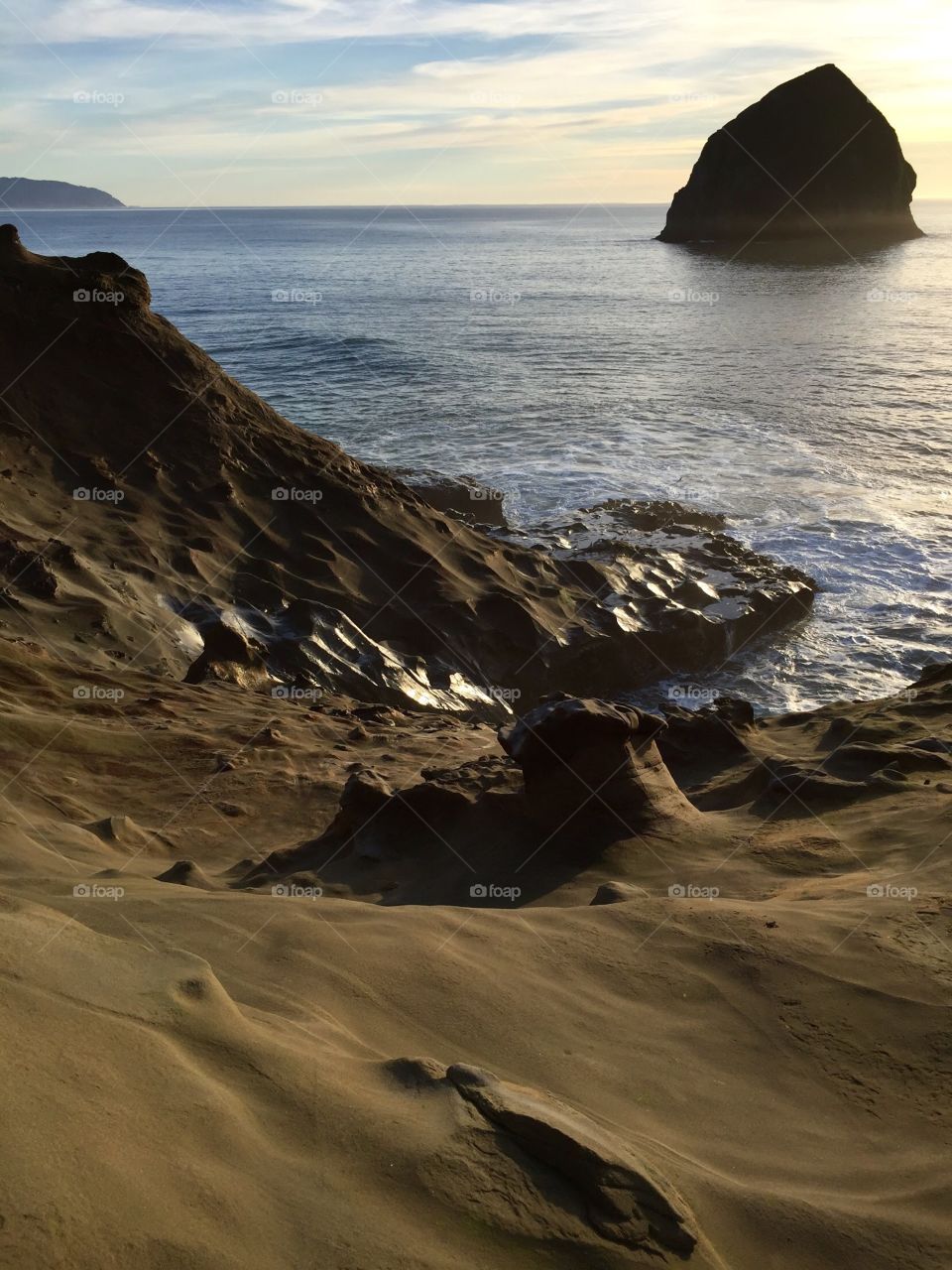 Rocky coastline of Oregon