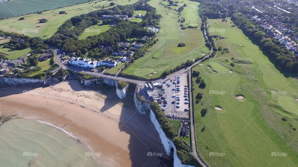 Drones Eye View Of Broadstairs Beach