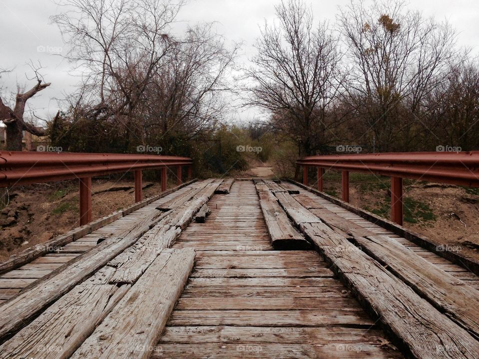 Old abandoned road. 