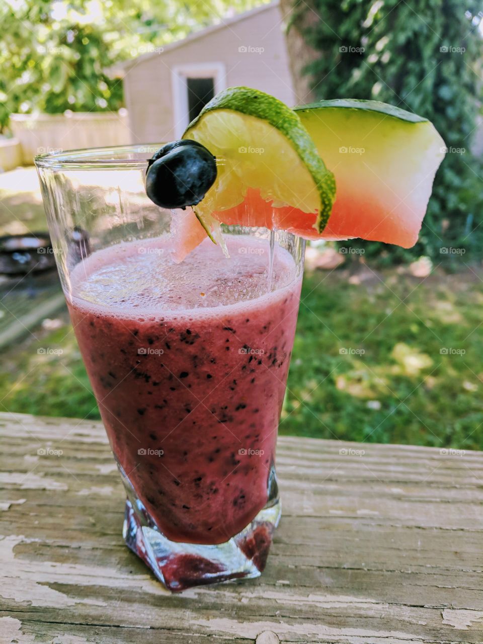 watermelon blueberry limeade