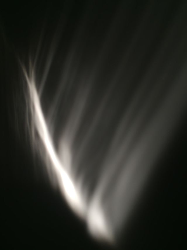 Ghostly reflections on the wall. M