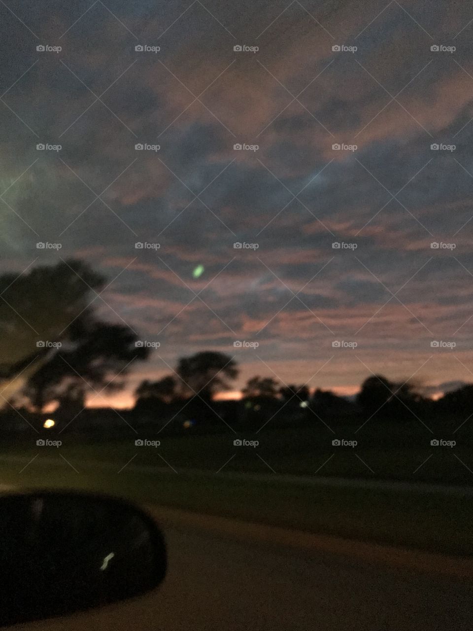 Blurry Night Sky
