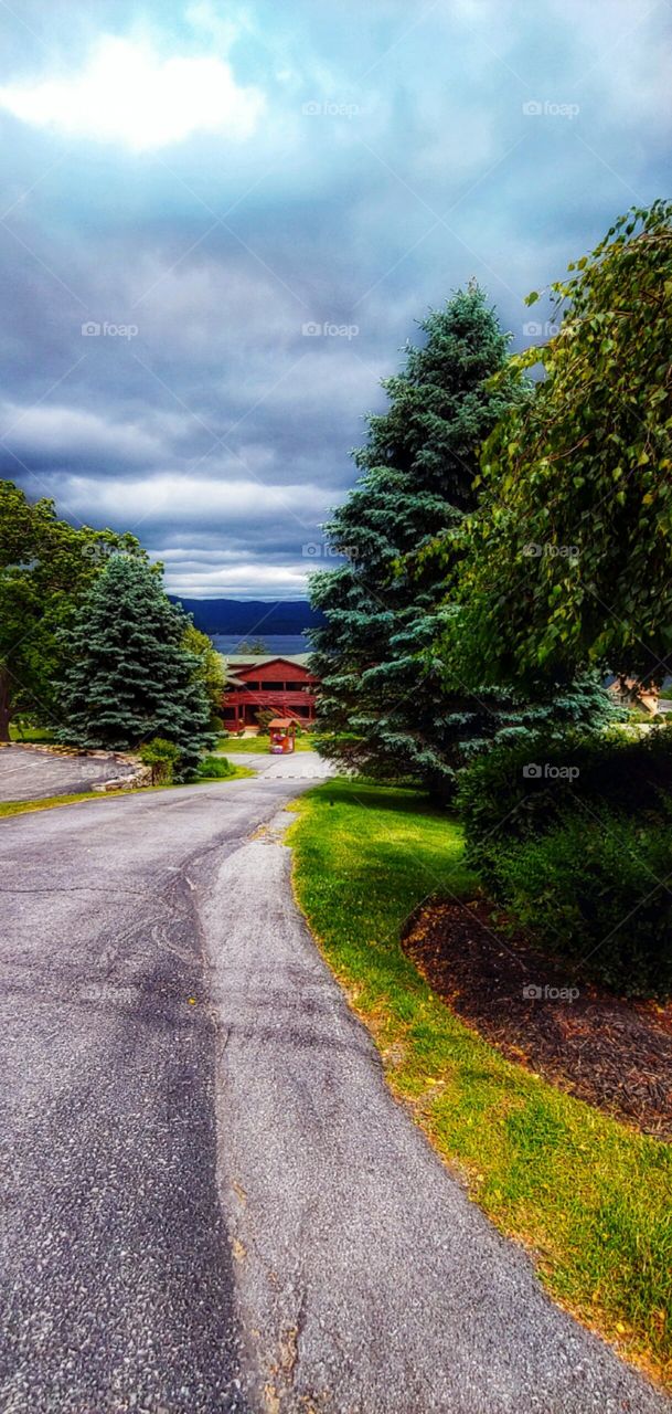 Roadway to the Lodge!