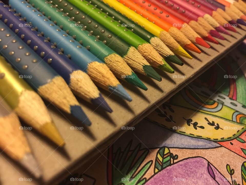 Colored pencils