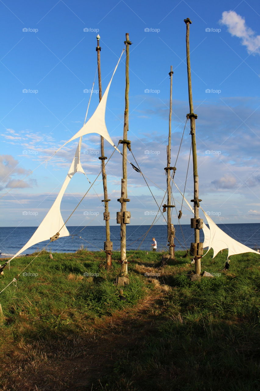 Sails in Smygehuk, Skåne Sweden.