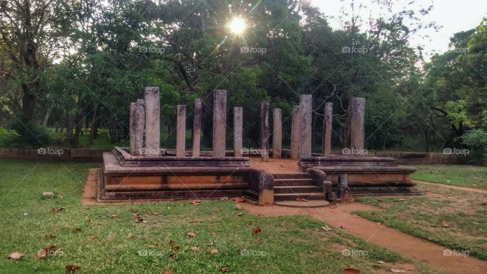 Ruins in srilanka