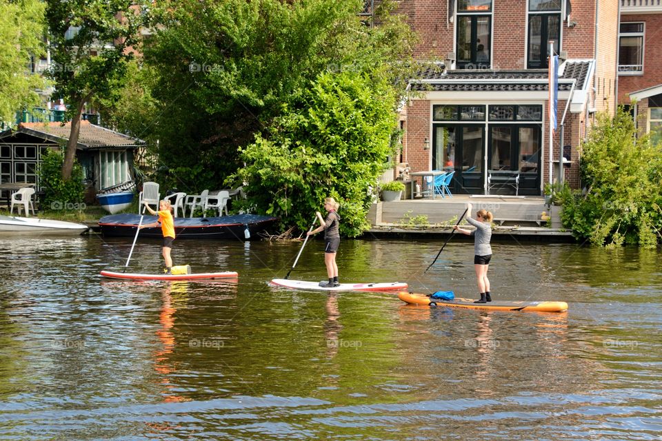 Waterboarding in a canal