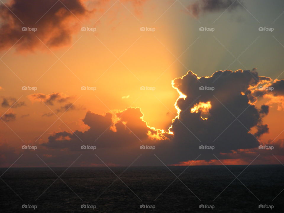 Sunset over the Gulf of Mexico