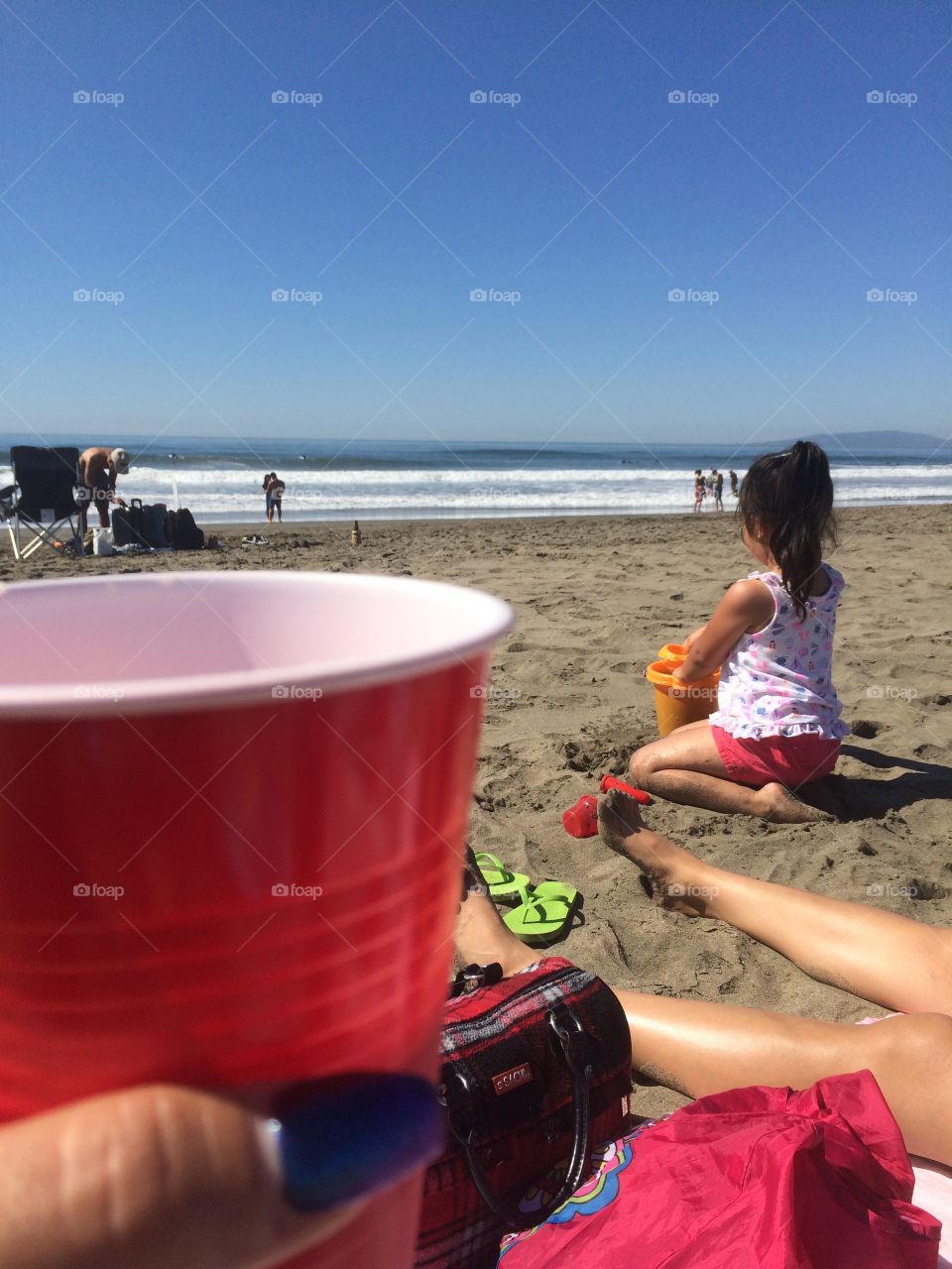 Solo cup beach days
