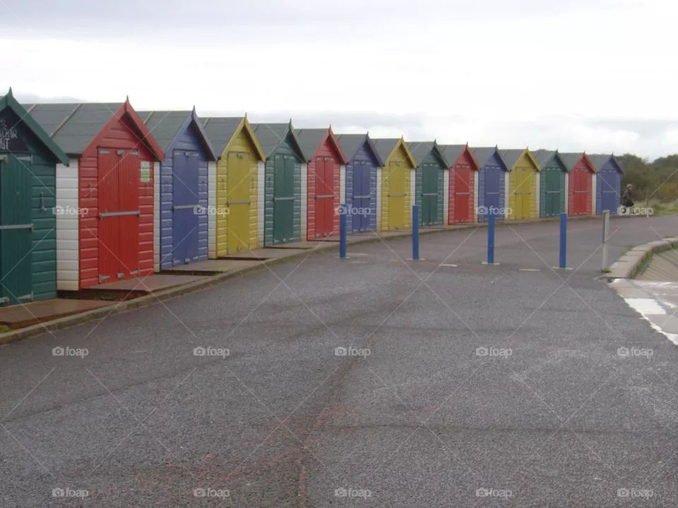 beach huts
