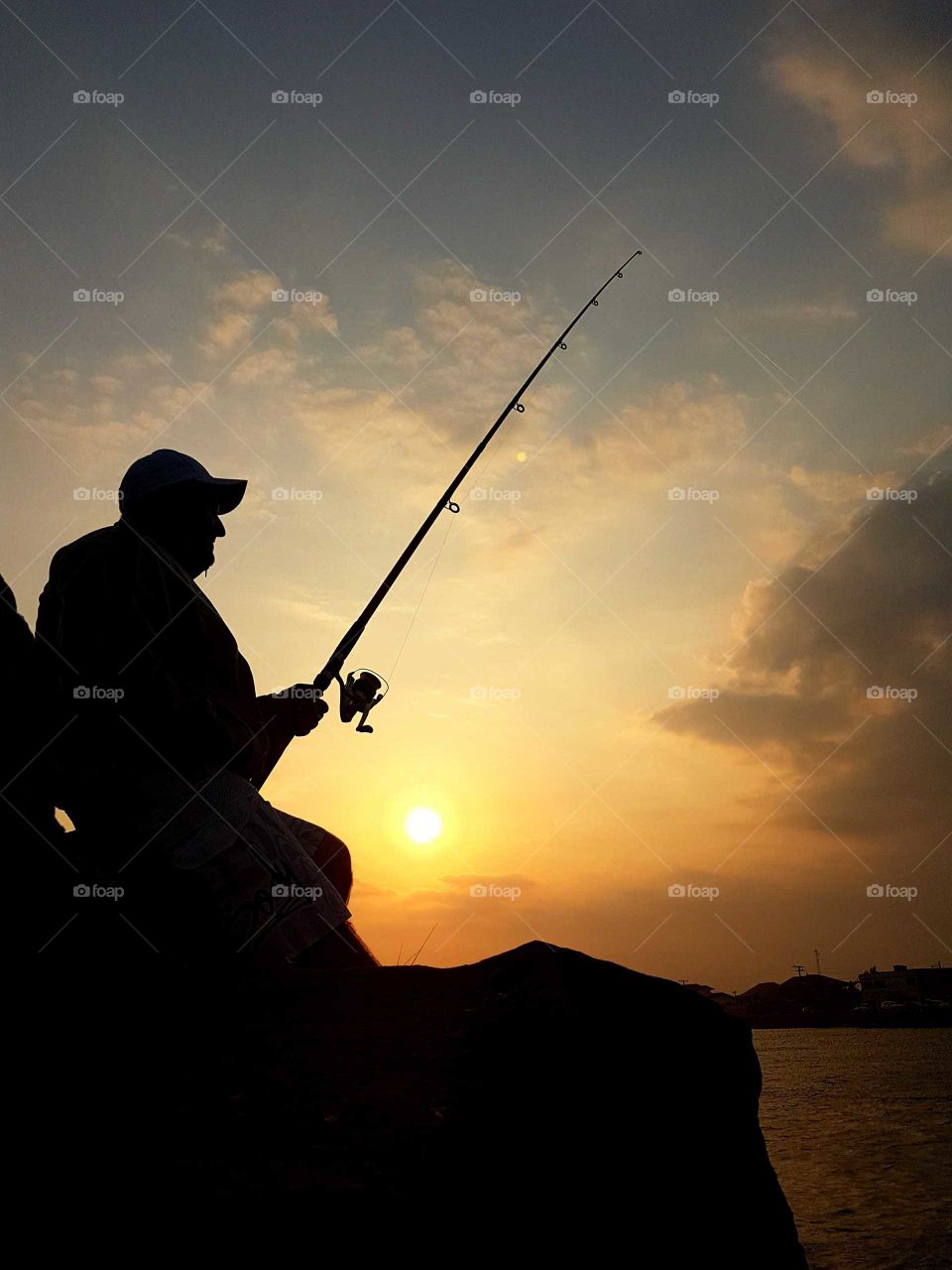 pescador na espera...